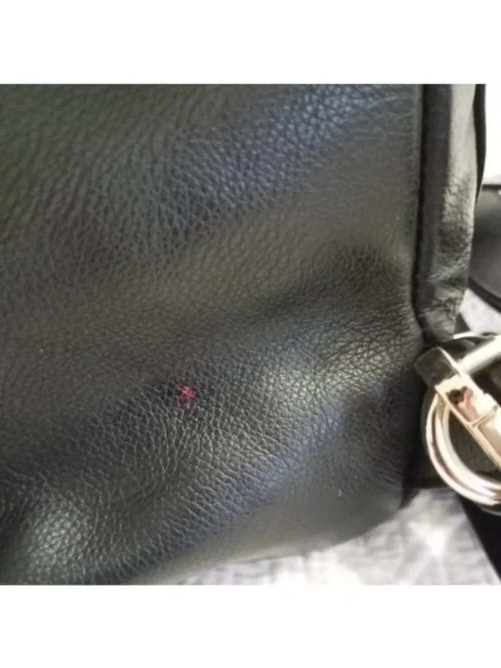 Mina Baie Kinney Vegan Leather Diaper Bag Black Backpack